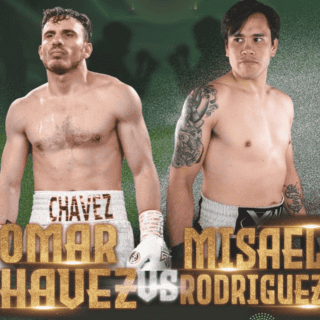 Omar Chávez vs Misael Rodríguez: a qué hora y dónde ver EN VIVO la pelea