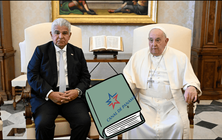 Mulino y el Papa Francisco se reunieron por 30 minutos en el Vaticano la mañana de este sábado. EFE/ Vaticanmedia/ ESPECIAL