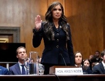 La gobernadora de Dakota del Sur, Kristi Noem, elegida por el presidente Donald Trump para secretaria de Seguridad Nacional. AP / ARCHIVO