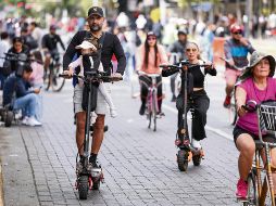 El reglamento para el uso de patines eléctricos limita su velocidad a 25 kilómetros por hora en ciclovías, pero estas medidas no se trasladaron al Reglamento de la Vía RecreActiva. EL INFORMADOR/H. Figueroa
