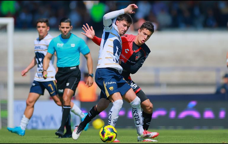 Pumas y Atlas no pasaron del cero después de más de cien minutos de partido en el encuentro de la jornada 3 del Clausura 2025. IMAGO7 / Eloisa Sánchez