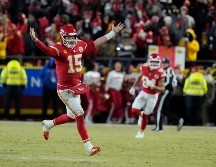 Los Chiefs buscarán convertirse en el primer tricampeón en la era del Super Bowl. AP/ E. Zurga.