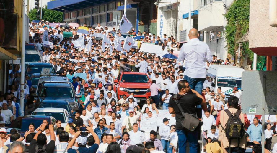 En días pasados, se han realizado marchas de ciudadanos para exigir a las autoridades un alto a la inseguridad. EL UNIVERSAL
