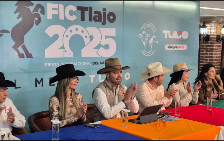 El alcalde de Tlajomulco, Gerardo Quirino Velázquez, anunció que participarán amazonas del caballo de varias partes del mundo. EL INFORMADOR / M. Hernández