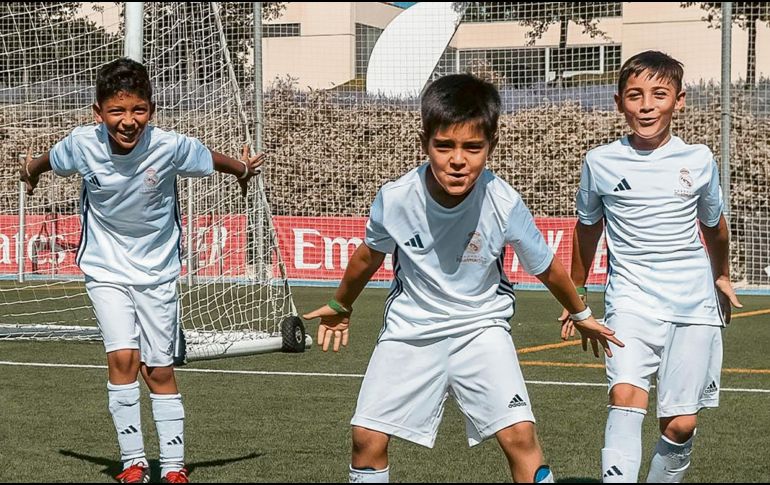 La Fundación Real Madrid desarrolla proyectos en los ámbitos sociales y deportivos. ESPECIAL/Fundación Real Madrid