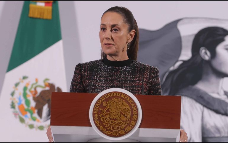 La Presidenta de México, Claudia Sheinbaum, en 