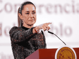 La Presidenta Claudia Sheinbaum reconoce que México ha recibido deportados de otras nacionalidades desde Estados Unidos en la primera semana del gobierno de Donald Trump. EFE / I. Esquivel