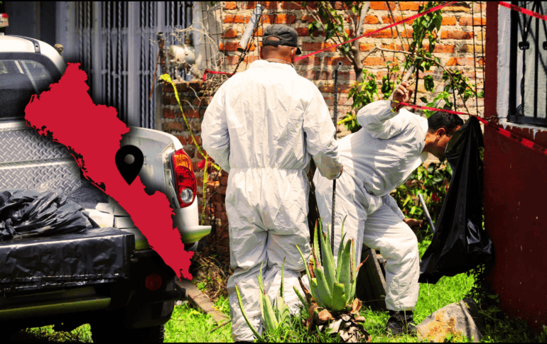 En el lugar, a simple vista, uno de los miembros de la víctima sepultada en forma clandestina se podía ver. SUN / ARCHIVO