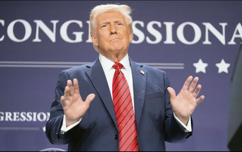 El republicano mantiene la amenaza de tarifas sobre nuestro país. AP