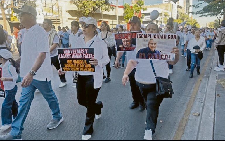 Esta fue la segunda marcha bajo la consigna “Con los niños no” y con gritos de “Fuera Rocha”. EL UNIVERSAL