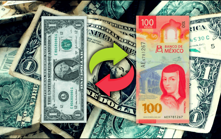 En lo que va de 2025, la paridad entró en un periodo de gran volatilidad, pasando de un máximo de 20.84 a un mínimo de 20.13 pesos por dólar. AP / ARCHIVO