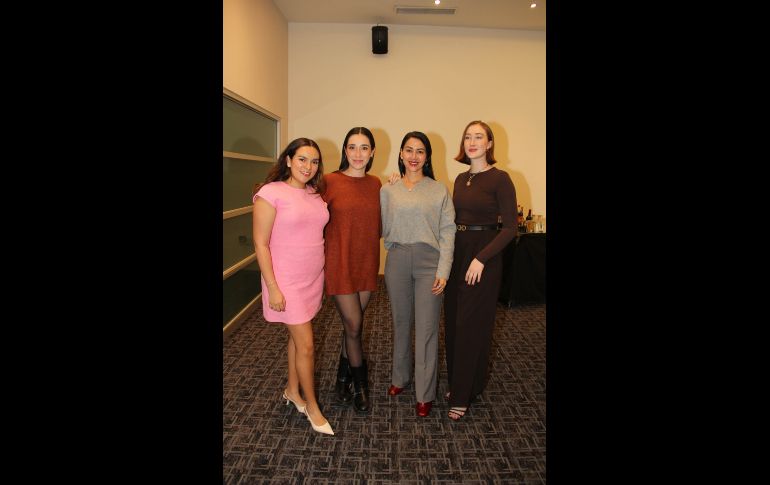 Catalina Ortiz, Judith Garibay, Milena Sandoval y Sabrina Rodríguez. GENTE BIEN JALISCO / E. Escamilla