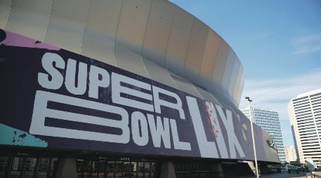 El Caesar’s Superdome está listo para albergar el juego del próximo 9 de febrero. AFP/C. Graythen