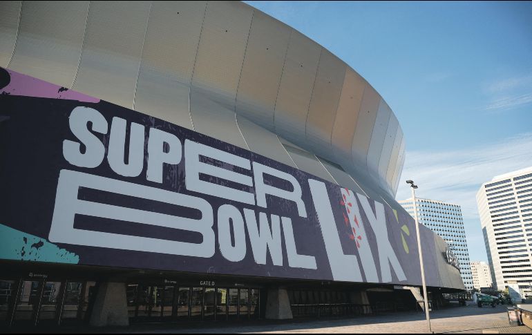 El Caesar’s Superdome está listo para albergar el juego del próximo 9 de febrero. AFP/C. Graythen