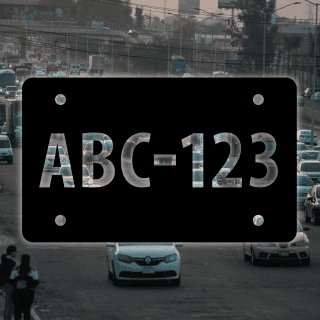 En este estado te pueden multar por traer placas de otra entidad