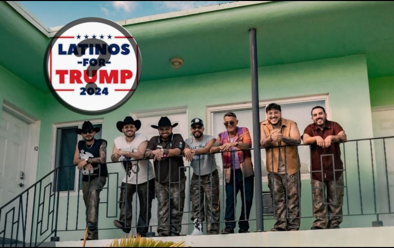 En redes sociales se mantiene viral la cancelación de Grupo Frontera por supuesto apoyo a Donald Trump. ESPECIAL / FACEBOOK Grupo Frontera