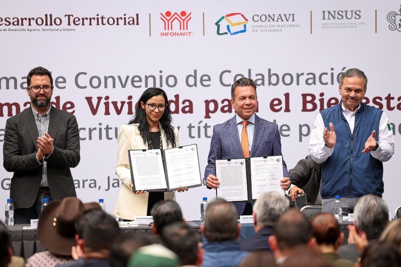 En Jalisco, la meta para el periodo 2025-2030 es concretar 44,500 acciones de vivienda. EL INFORMADOR/ H. Figueroa.