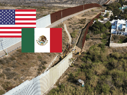 Con la reconstrucción del muro fronterizo en Tijuana, EU refuerza su intención de bloquear completamente la entrada de migrantes a su país de forma ilegal. EFE/ Joebeth Terríquez/ CANVA/ ESPECIAL