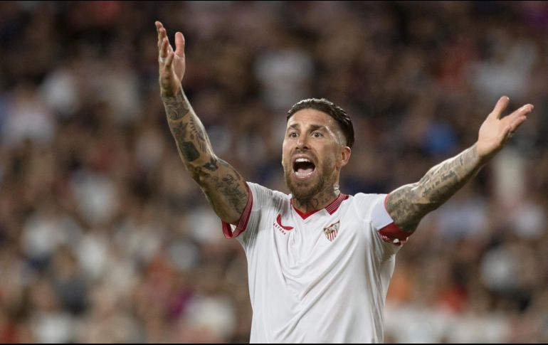 Sergio Ramos se encuentra negociando su llegada a Monterrey. AFP/J. Guerrero