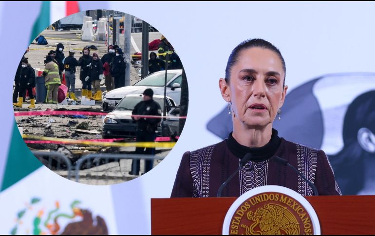 Sheinbaum confirma la muerte de los pasajeros y tripulantes mexicanos que se encontraban en el accidente aéro de Filadelfia. SUN / ARCHIVO