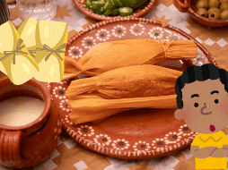 Comer tamales y atole en el 