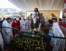 Alrededor de dos mil feligreses se reunieron en el poblado zapopano para partir rumbo a Los Pueblitos, penúltima parada de las reliquias en Jalisco. CORTESíA.