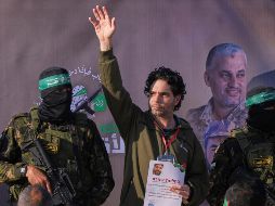 Ofer Kalderon, uno de los rehenes liberados estuvo cautivo por Hamás durante 15 meses. AP/A. Kareem