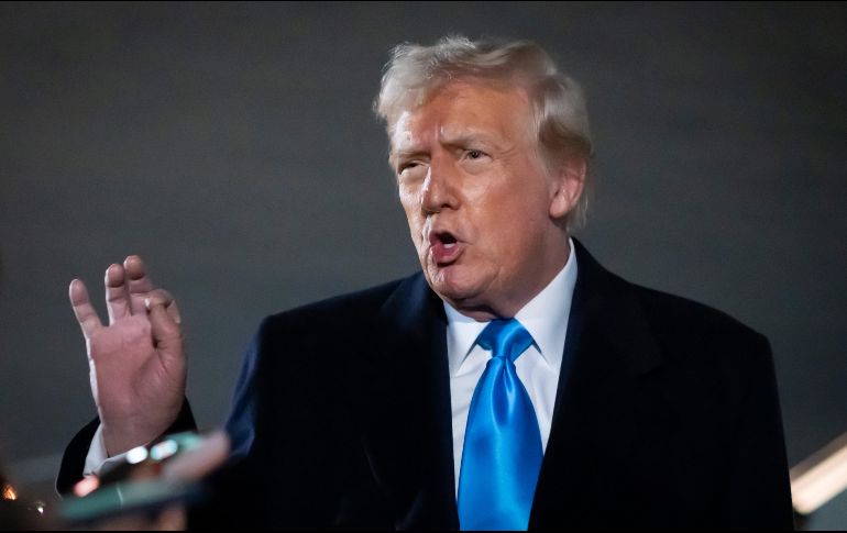 Donald Trump, presidente de Estados Unidos. AP / B. Curtis