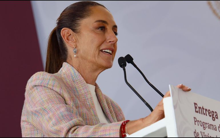 Claudia Sheinbaum reafirma su posición ante aranceles de Trump. EFE