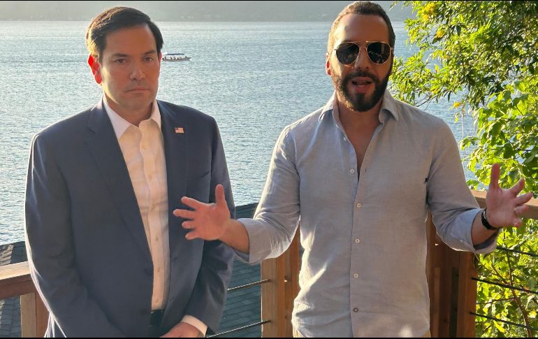 Marco Rubio se reúne con Bukele en busca de un acuerdo migratorio con El Salvador.EFE