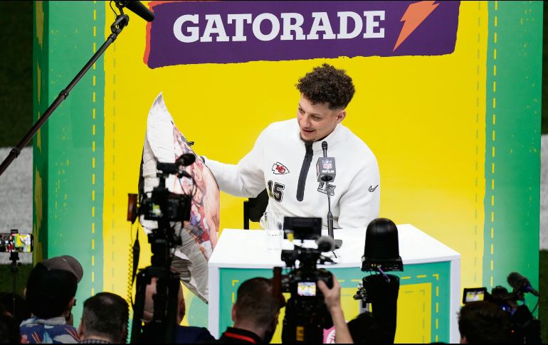 Patrick Mahomes ha visto de todo en cada uno de sus viajes al Super Bowl. AP/A. Vásquez