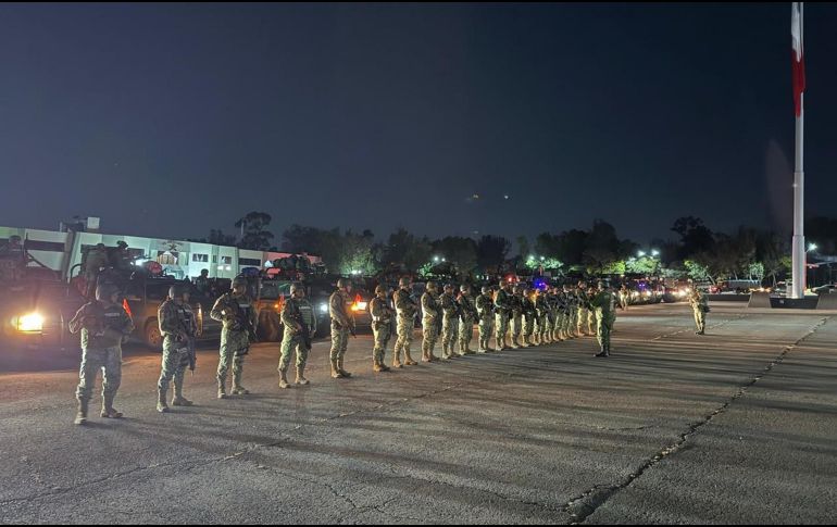 Desde las 6:00 horas de este martes, 990 agentes de la Guardia Nacional se trasladan en avión desde el sur del país hacia las ciudades de Tijuana, Baja California; Sonoyta, Sonora y Matamoros, Tamaulipas. ESPECIAL / GOBIERNO DE MÉXICO