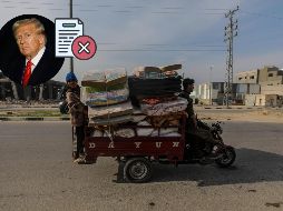 Países árabes se oponen a plan de desplazamiento de palestinos a sus territorios. EFE / EPA / MOHAMMED SABER