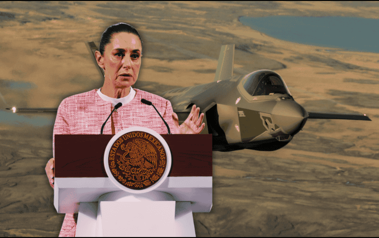 La Presidenta Claudia Sheinbaum Pardo se pronunció este martes sobre el avión de Estados Unidos que voló cerca del territorio aéreo mexicano. EFE  / ARCHIVO / J. Méndez