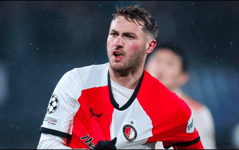 Santiago Giménez disputó más de dos temporadas con el equipo de Rotterdam. INSTAGRAM / @sant.gimenez