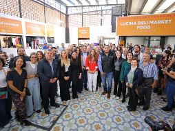 Con una inversión de más de 14 millones de pesos, el Gobierno de Zapopan entregó este martes los trabajos de remodelación del Mercado Municipal Las Fuentes. CORTESÍA