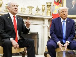 Esta es la primera vez que Trump se reúne con un mandatario extranjero, durante su segunda administración. EFE / S. Thew