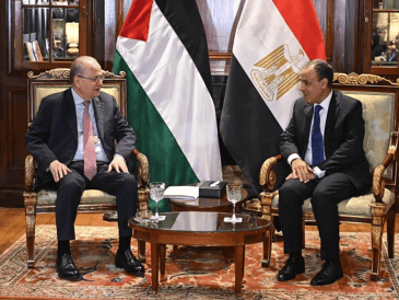 El ministro de exteriores egipcio destacó el apoyo del país a los derechos legítimos del pueblo palestino. EFE / M. HOSSAM