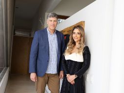 Gonzalo Undurraga de Explora Lodges y Magda Fernández. GENTE BIEN JALISCO / J. SOLTERO