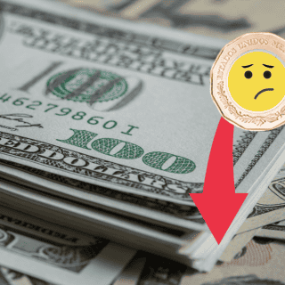 Peso mexicano CAE EN PICADA por segunda jornada consecutiva