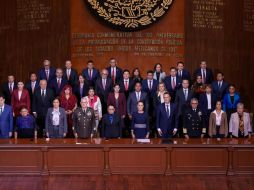 En la ceremonia se rindió homenaje a los ideales revolucionarios que dieron vida a la Carta Magna, promulgada el 5 de febrero de 1917. ESPECIAL