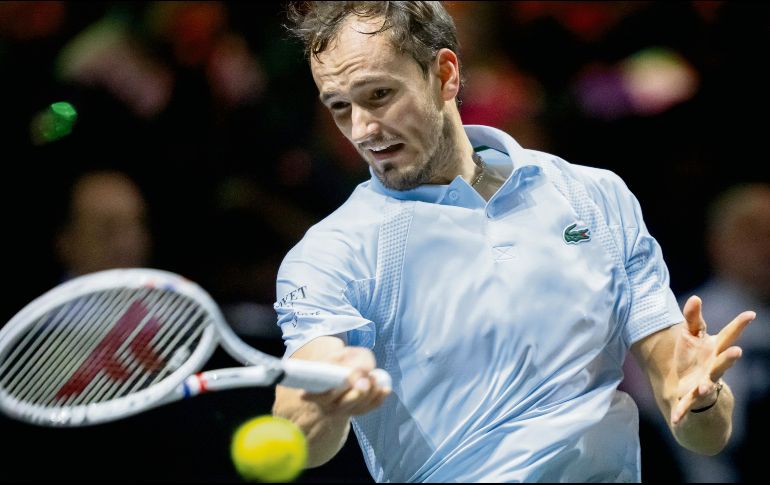 Daniil Medvedev no se encuentra en su mejor momento desde el Abierto de Australia, cuando perdió ante Tien. EFE/S. Koning