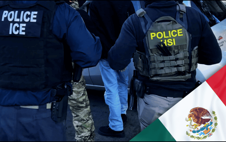 Precisan que un 95% de las personas deportadas son hombres menores de 35 años, en plena edad productiva. EFE / ICE