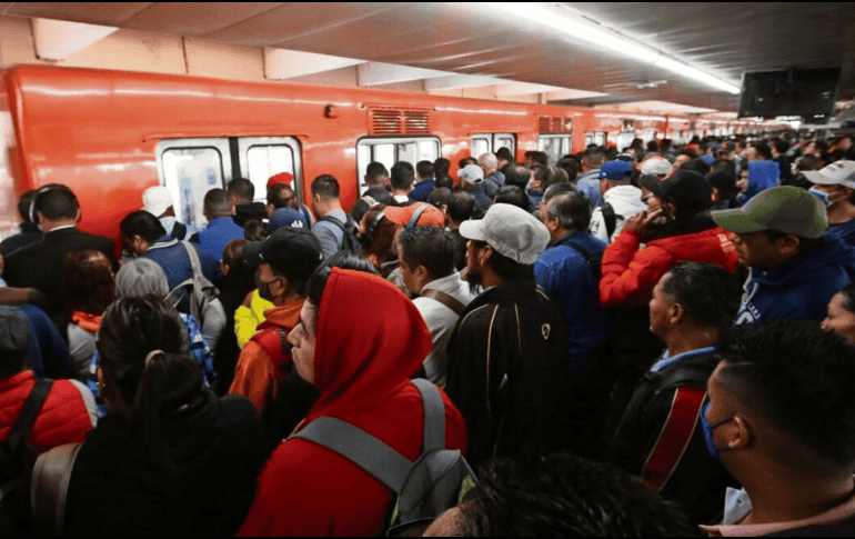 Se recomienda a los usuarios del metro de la CDMX que tomen nota de las estaciones con más afluencia. SUN / ARCHIVO