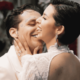 Christian Nodal comparte pintura de Ángela Aguilar