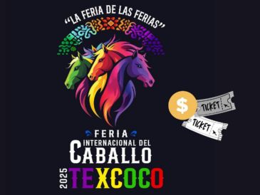 Este año la feria tendrá conciertos, juegos mecánicos, exposiciones ganaderas, eventos culturales y mucho más. ESPECIAL / FACEBOOK: Feria Internacional Del Caballo Texcoco / CANVA