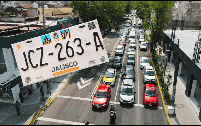 El cambio es obligatorio y todos los vehículos registrados en la Entidad deberán contar con alguna de las nuevas matrículas antes de 2026 para circular sin restricciones. EL INFORMADOR / ESPECIAL / ARCHIVO