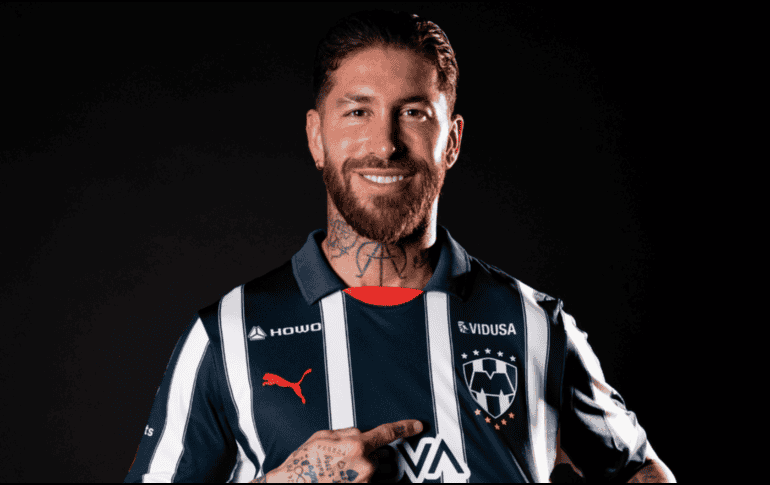Primeras imágenes de Sergio Ramos como jugador de Monterrey. X / @Rayados
