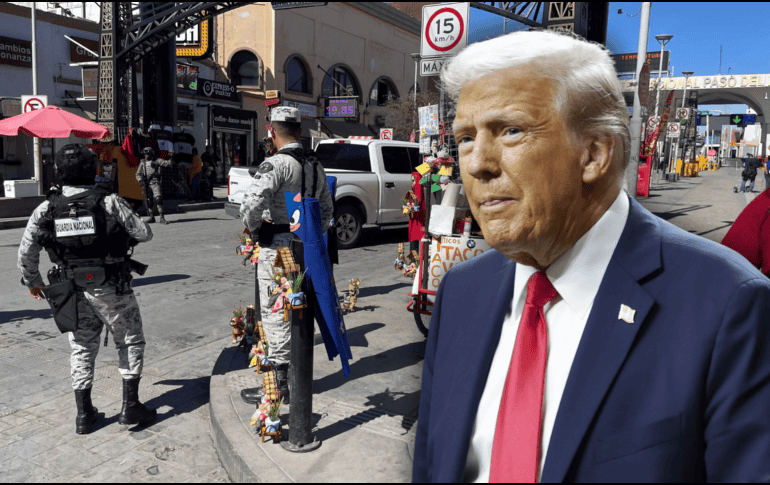 La semana pasada, Trump amenazó con imponer duros aranceles a México y Canadá, pero los retrasó 30 días después de que ambos países se comprometieron a tomar medidas. SUN / P. Gamboa / EFE / E. S. Lesser