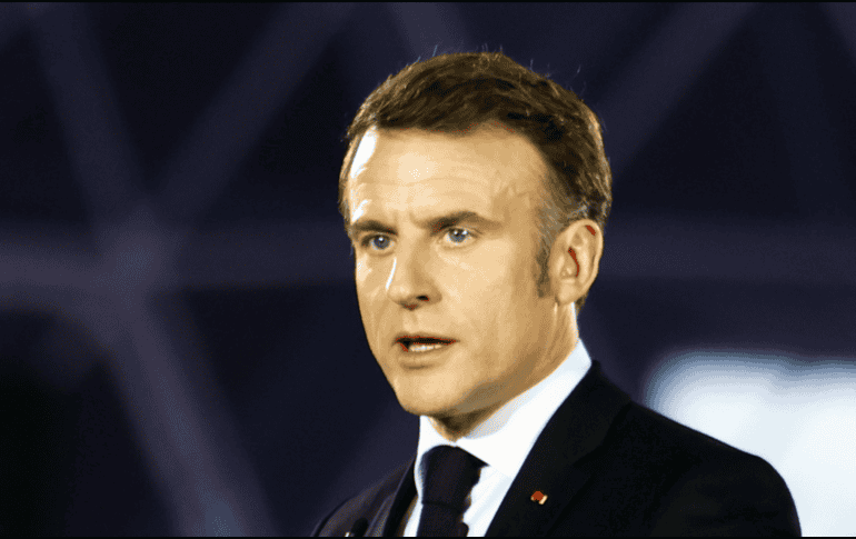 Macron pronuncia un discurso durante la Cumbre de Acción sobre Inteligencia Artificial. EFE/M. Badra.